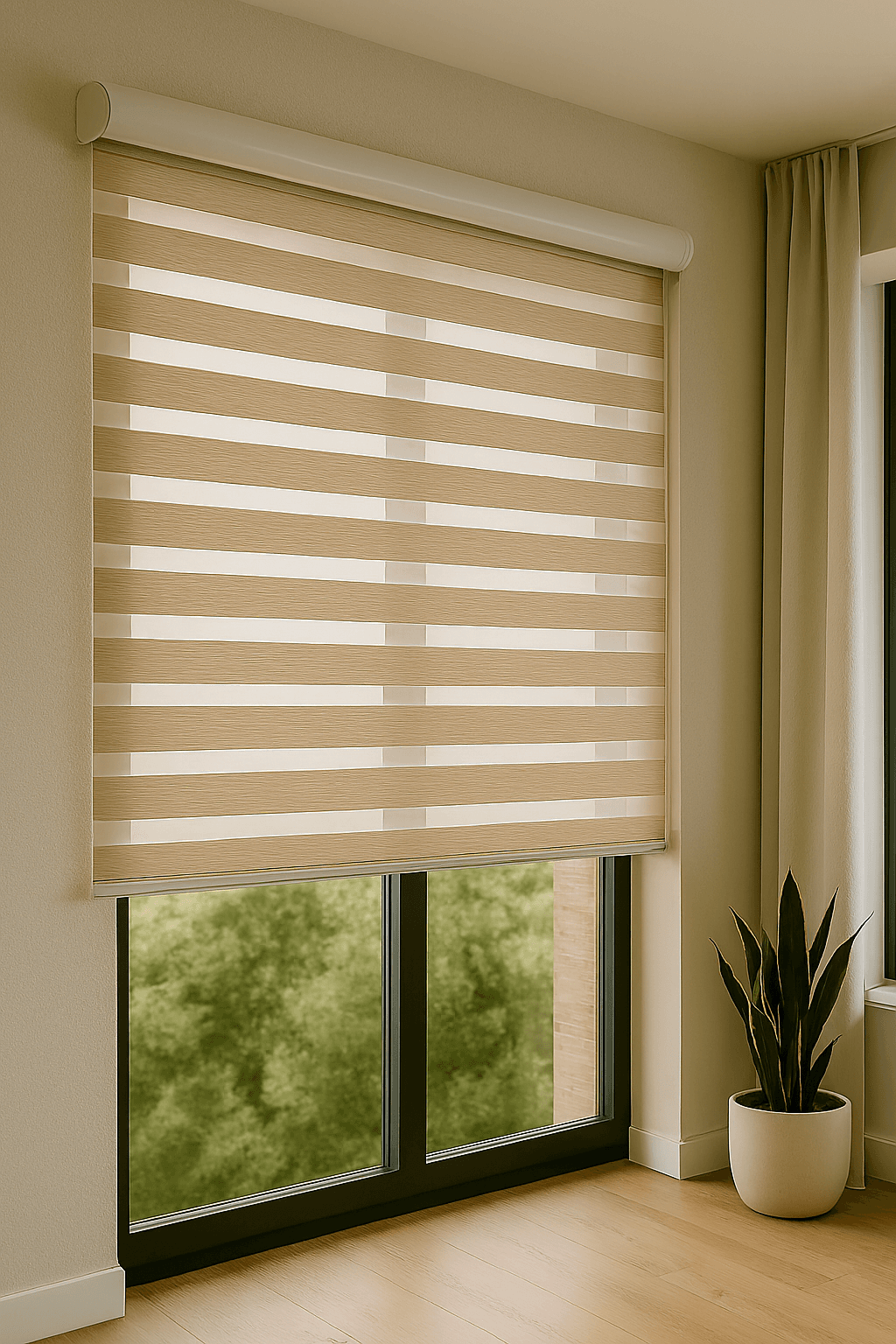 Persianas modernas fabricadas a medida para control de luz y privacidad